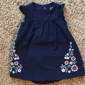 Navy blue baby dress